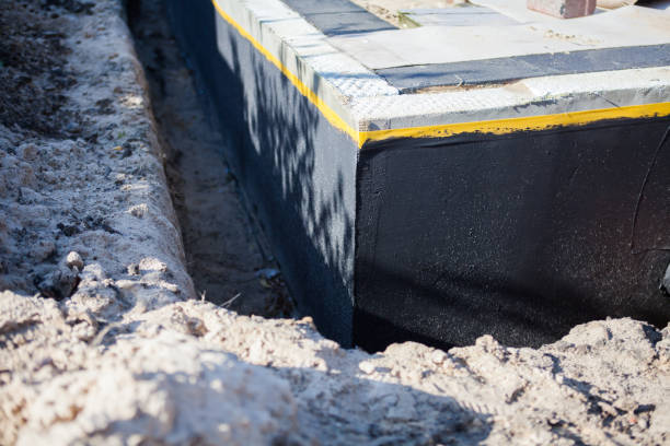Professional Waterproofing technician working in Magnetic Springs, OH